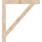 Ekena Millwork Traditional Block Smooth Bracket, Douglas Fir, 3 1/2"W x 38"D x 42"H BKT04X38X42TRA05SDF - alternate 4